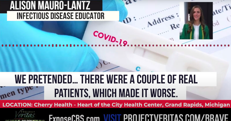 Questioning COVID - CBS NEWS STAGES FAKE COVID-19 TESTING LINE IN MICHIGAN