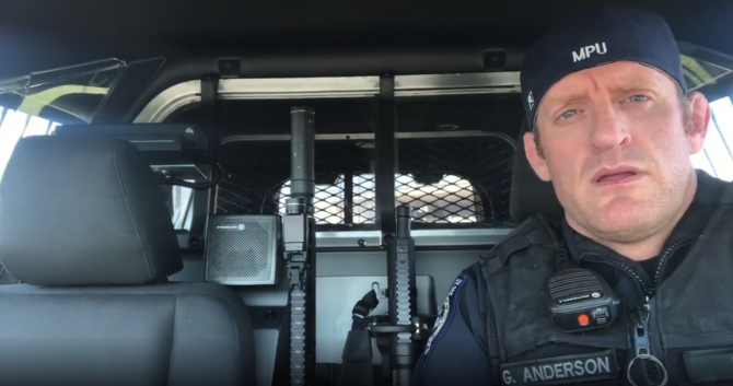 Questioning COVID - Police Officer Calling Out the Antics